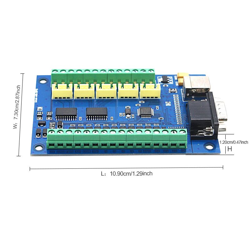 Maxgeek mise à niveau MACH3 CNC carte de contrôle 5 axes CNC carte de rupture 100KHz USB câble pour CNC gravure 12-24V