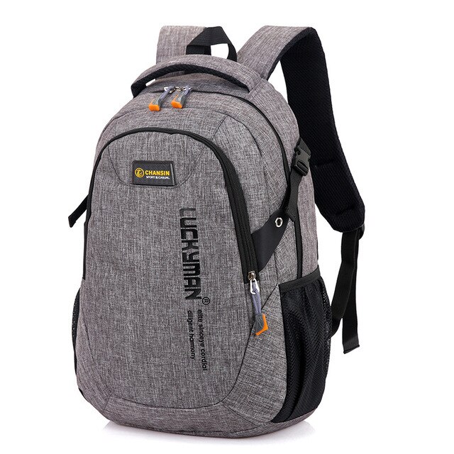 IKE MARTI Backpacks For Teenage Girls Boys Laptop Backpack Large College Kids Bags Polyester Waterproof School Bags: 070 gray