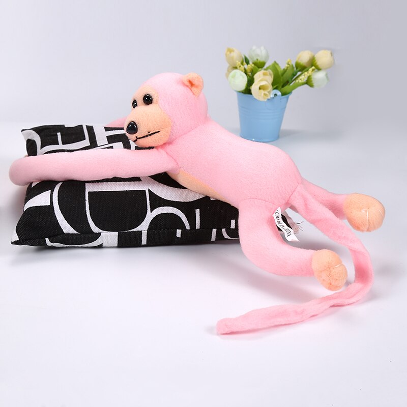 60cm abe plys legetøj lang arm baby plys abe dukke blød baby sove dukke børn plys legetøj mørke brun baby børn: 02