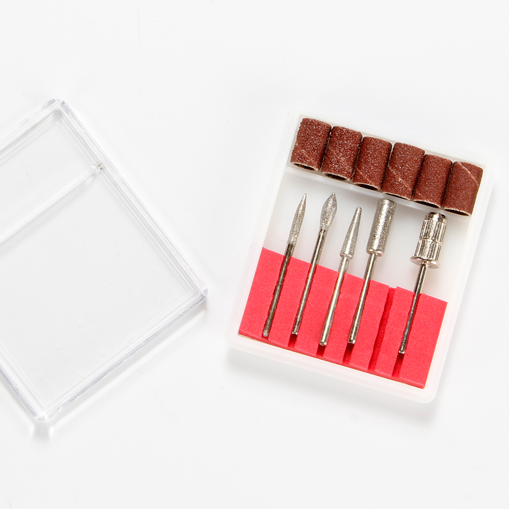 Electric Apparatus for Manicure Gel Varnish Remover Nail Drill Bits Set Milling Cutters 20000RPM Pedicure Machine Sanding File