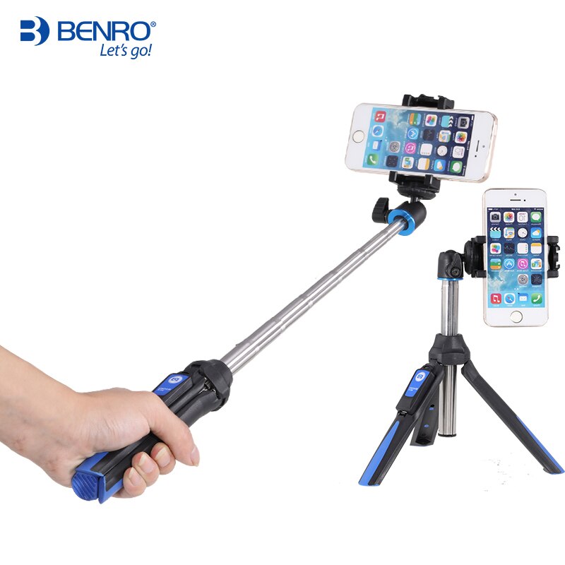 Benro MK10 Desktop 4 in 1 Erweiterbar Selfie Stick Live Halter Bluetooth Fernbedienung Für IPhone GoPro Huiwei MI Telefon