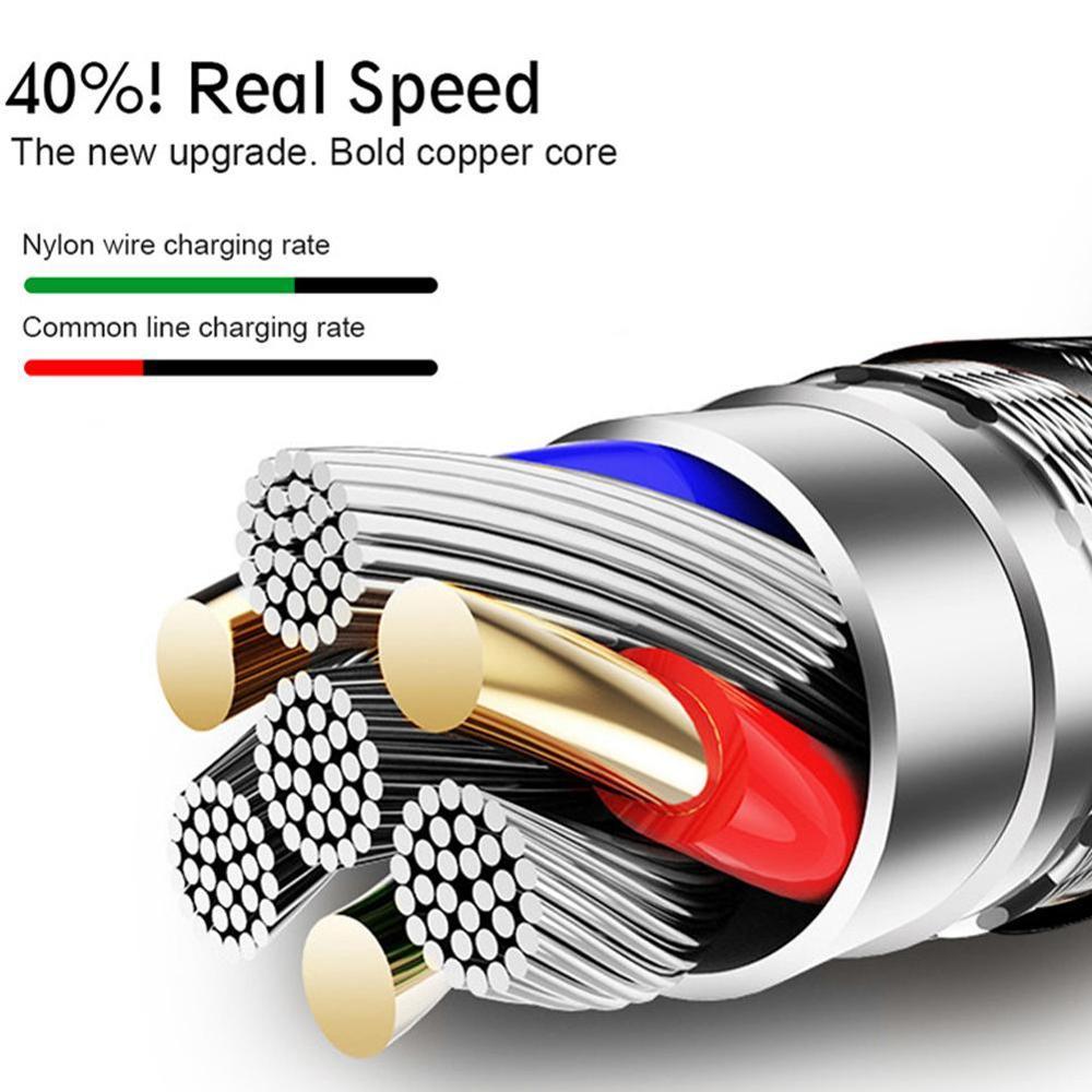 1m 10 farben Nylon Geflochtene Mikro USB Kabel Daten synchronisieren USB Ladegerät Kabel Für Samsung Xiaomi Android Telefon Kabel schnelle Ladung