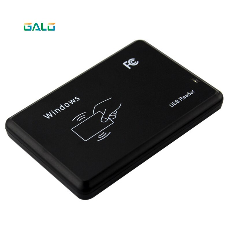 Black USB RFID Contactless Sensor Smart ID EM4001 125KHz Card Reader TK4100