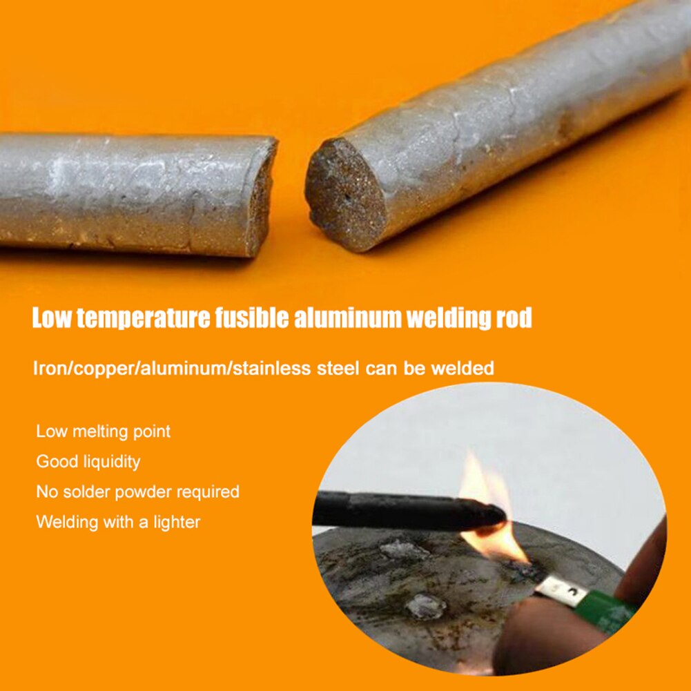 Aluminum Welding Rod Brazing Portable Low Temperature Soldering Rod for Repair Stainless Steel Iron Copper Pipes