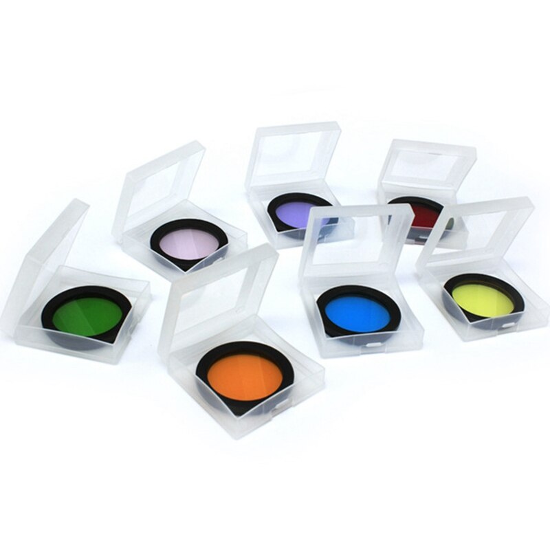 2 Inch Filters Kit Nevel Filter Maan Zon Kleurrijke Filter Voor Telescoop Oculair Astronomische Telescoop Accessoire