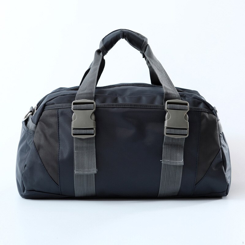 Jooga fitness laukku vedenpitävä nylon harjoitus olka crossbody urheilulaukku naisille fitness matka duffelivaatteet kuntosalilaukut: Tummanharmaa