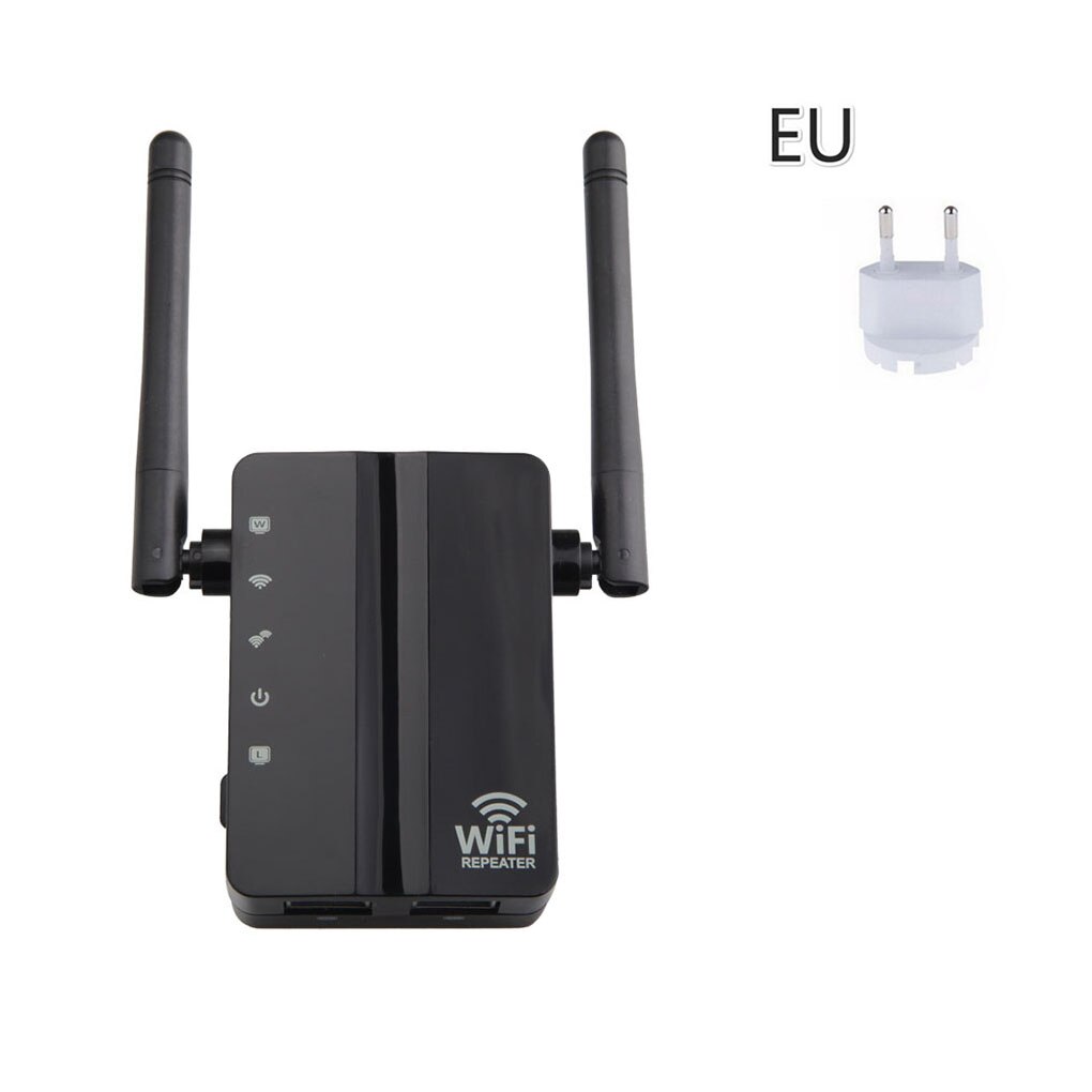 Repetidor Wifi inalámbrico 2,4 5Ghz WiFi extensor 1200M amplificador de Wifi de doble banda AC amplificador de WiFi Wi-Fi Punto de Acceso: black EU