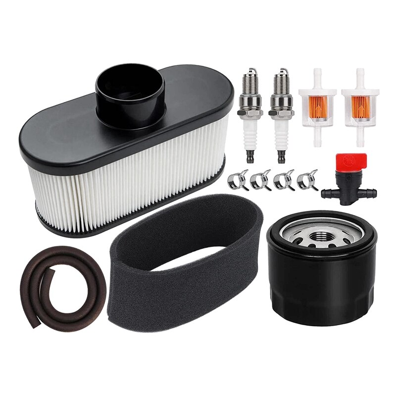 Tune Up Kit For Kawasaki FR651V FR730V FS481V Lawn Mower Tractor,Replace 49065-7007 Oil Filter 11013-7047 Air Filter