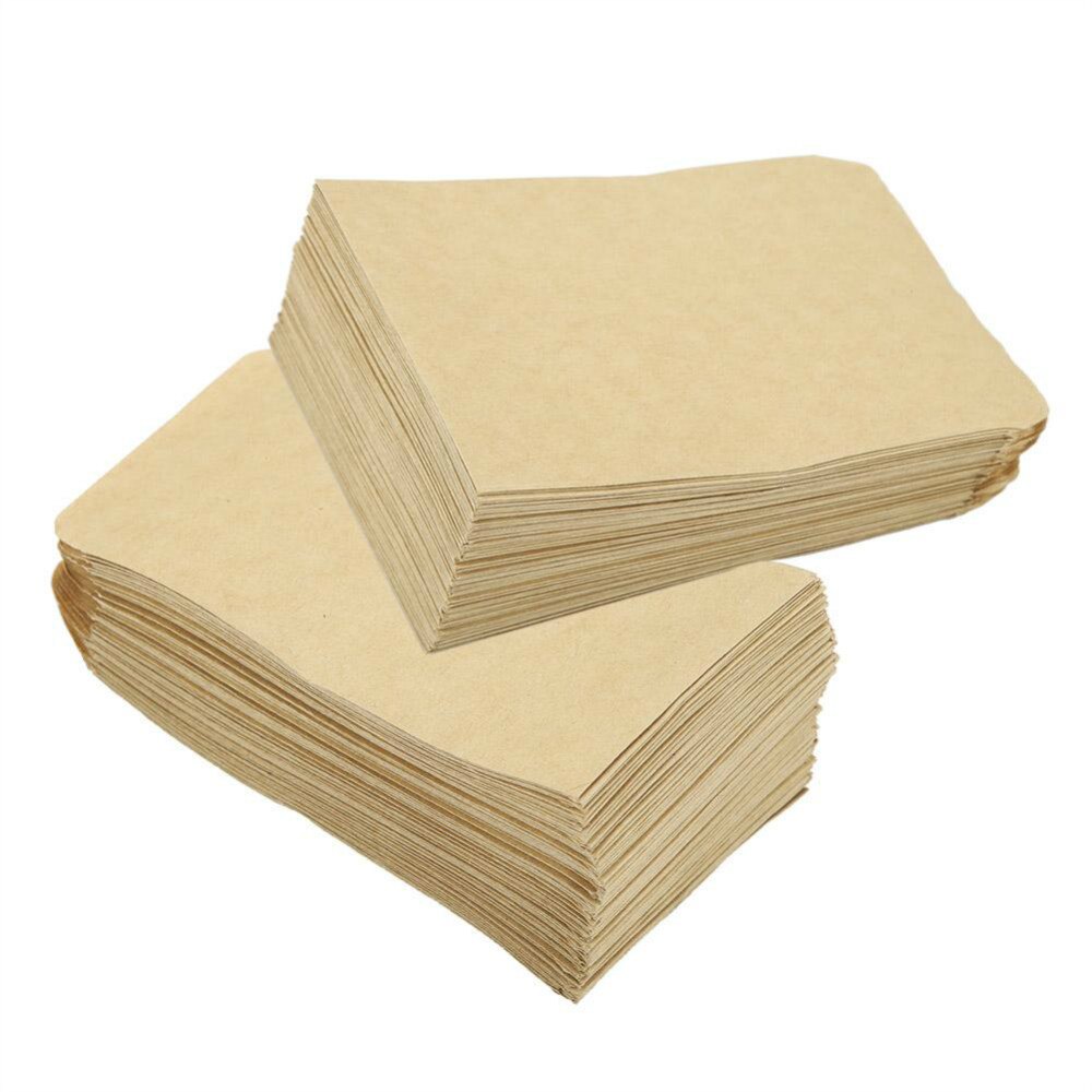 100 Pcs Mini Kraft Envelopes Bag For Plant Fruit Kraft Paper Bag Food Tea Small Storage