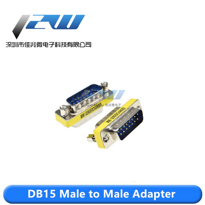 DB9/15/25-pin serial male and female converter adapter RS232 male to male to female to female COM port: DB15 Man toMan