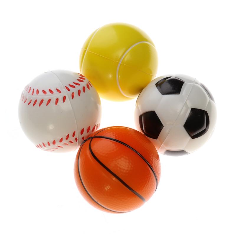 12 Pcs Weich Schaum Sport Bälle Fußball Basketball Baseball Tennis Ball Für Kinder