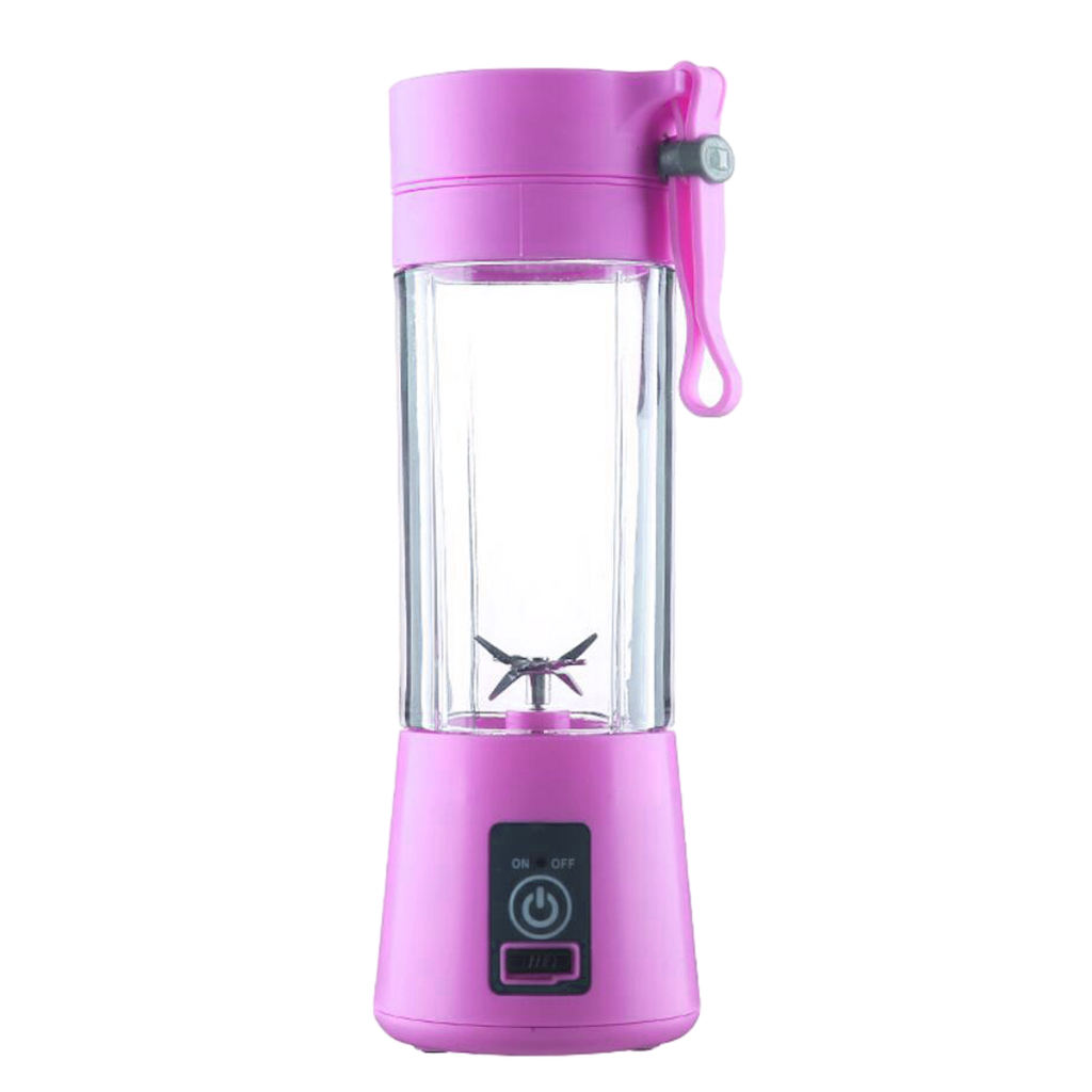 Draagbare 380Ml Oplaadbare Usb Elektrische Juicer Cup Ijs Blender Bpa-vrij Elektronische Juicer Cup: Purple