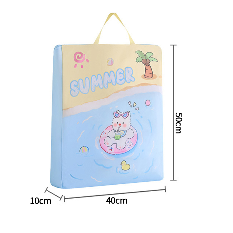 Cartoon Kat Waszak Waszakken met Rits Ondergoed Kleding Mesh Zakken Voor Thuis Wasmachines Leuke Waszak: Blauw