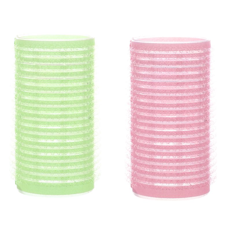 6X Big Self Grip Hair Rollers Cling DIY Hair Curlers