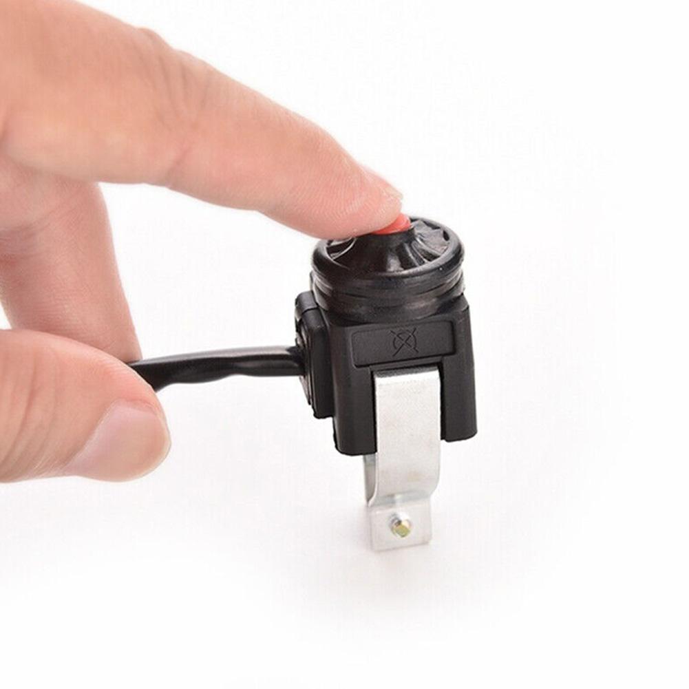 Universal Motocicleta Kill Switch, botão vermelho, Horn Starter, Dirt Bike, ATV, UTV, Dual Sport, 22mm Guiador, Montado Barras