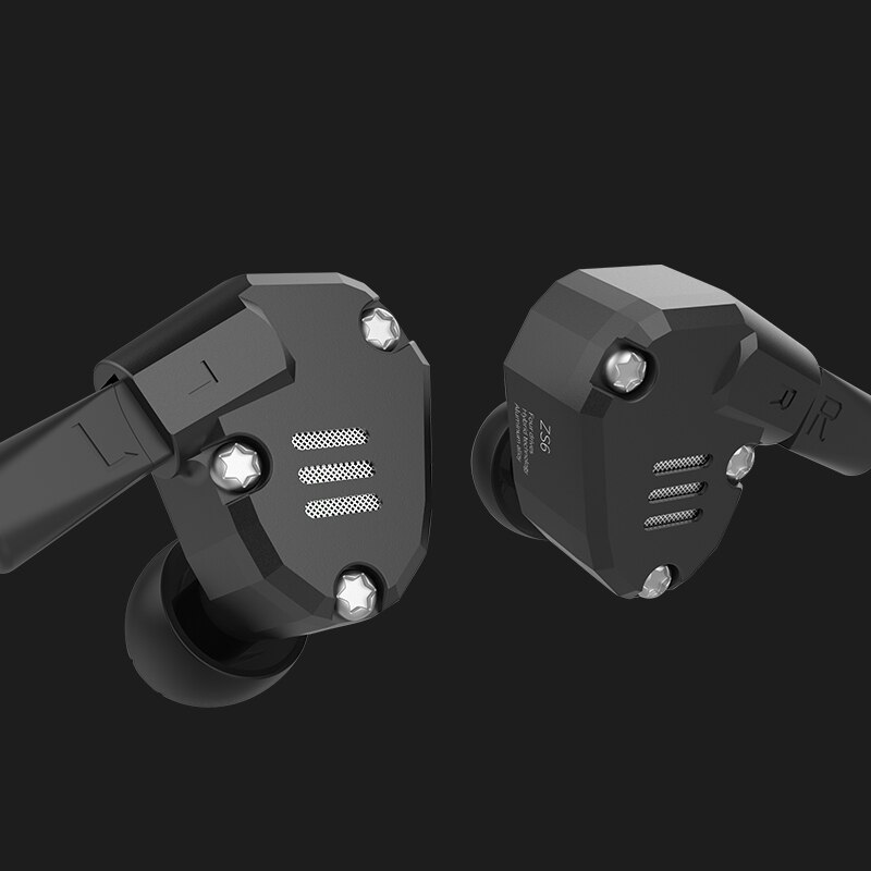 KZ ZS6 2DD+2BA Hybrid In Ear Earphone HIFI DJ in ear Monitor Running Sport Earphones Earplug Headset Bluetooth Hifi Earbuds
