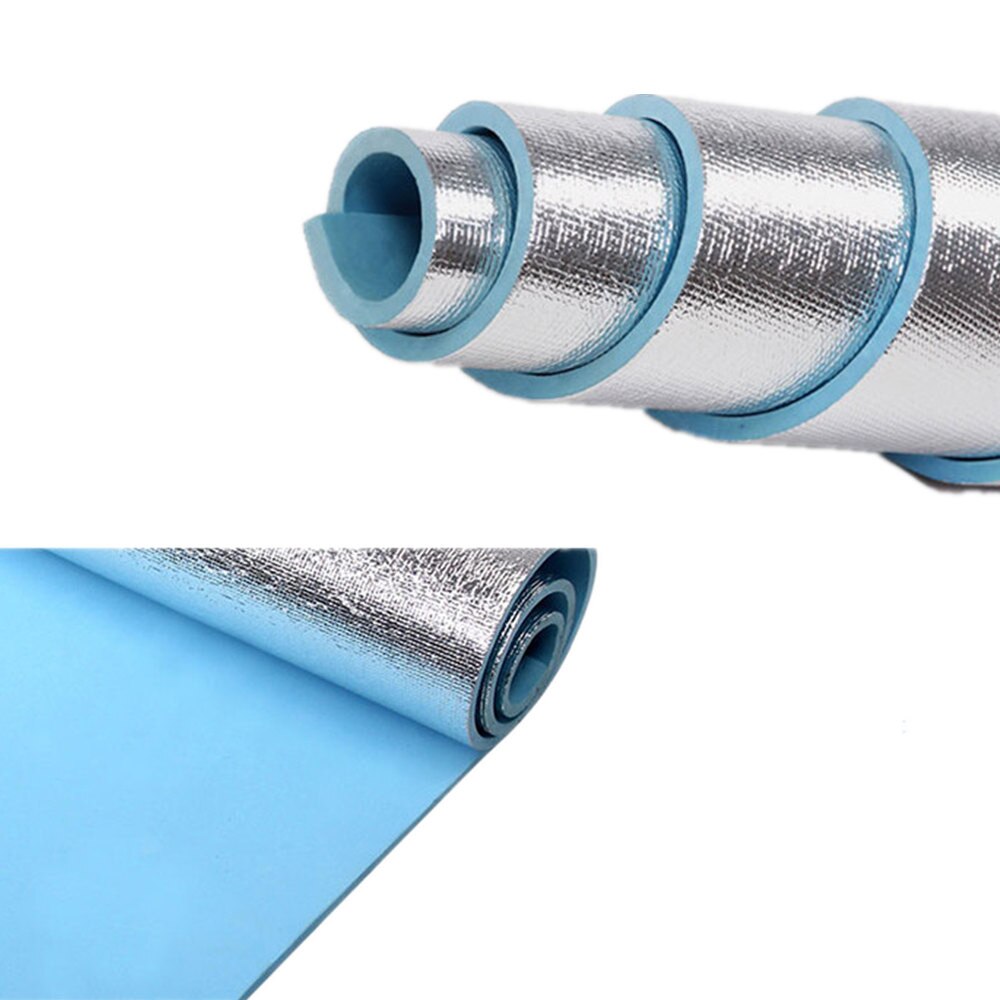 Fitness aluminiumsfilm fuktsikker yogamatte sklisikker teppematte for nybegynner trening trening gym pilates pad