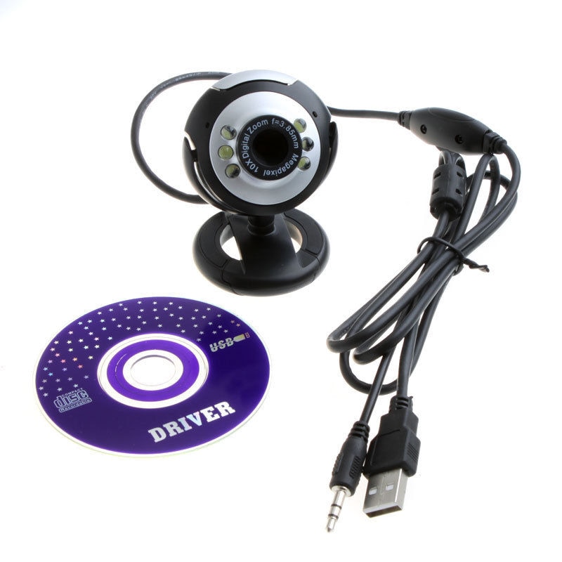 USB 2.0 50,0 Mt 6 LED Pc-kamera Hd-webcam-kamera Web Cam für Computer PC Laptop DNPJ0013 # M1