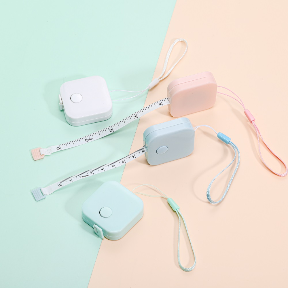1Pcs 150cm/60inch Portable Tape Measures Macaron Ruler Children Height Ruler Centimeter Roll Tape For DIY Jewelry Crafts Tools