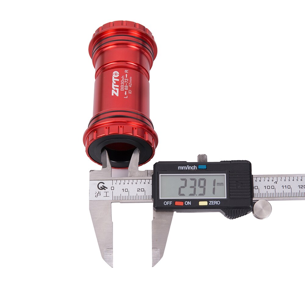 ZTTO BB30sh Bottom Brackets CERAMIC BB30 24mm Adapter Bicycle Press Fit Axle for MTB Road Bike Parts Dual Silicone Seal BB30sh