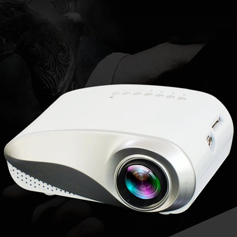 Mini proyector Full HD proyector LED portátil Multimedia Teatro en Casa USB VGA HDMI TV casa teatro sistema 480*320 de plástico ACEHE