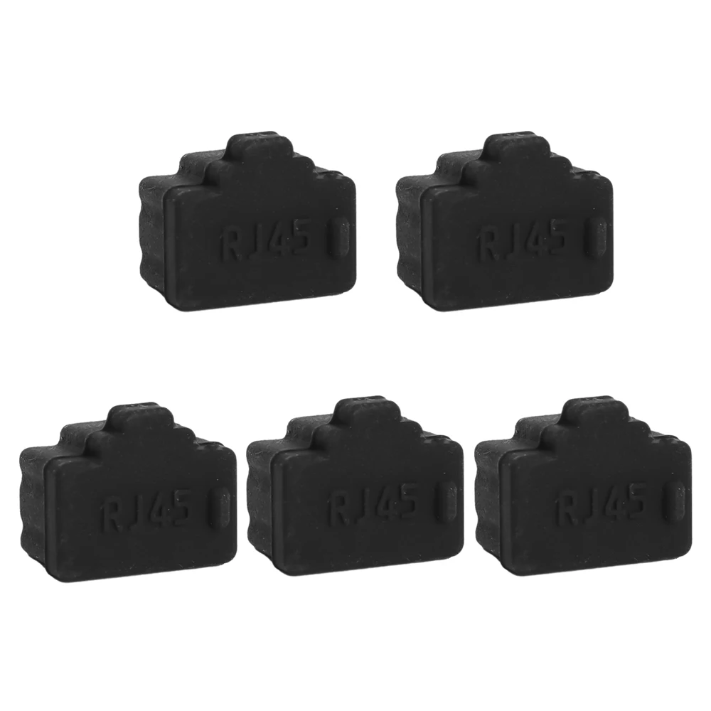 RJ45 Dustplugs Ethernet Hub Port RJ45 Anti Dust Cover Cap Protector Plug Silicone Stopper for Computer Router Switch Female Port