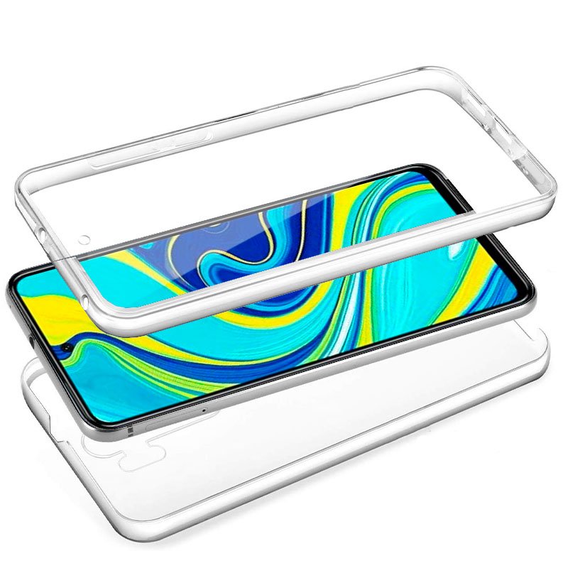 Huawei P30 Lite 360 Volledige Bescherming Siliconen Case Transparant