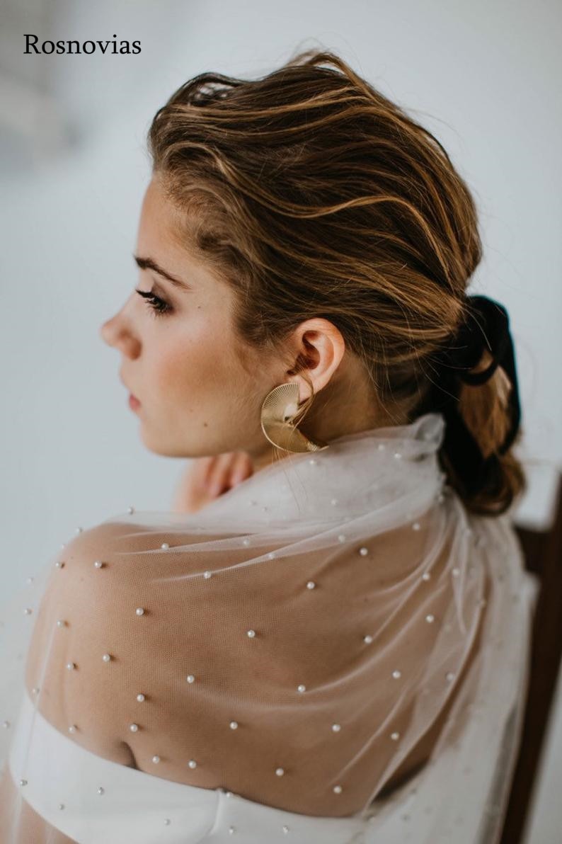 Romantische Lange Perle Schleier Ein Layler 3 M Braut Schleier Kathedrale 3 Meter Hochzeit Schleier Braut Zubehör