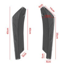 Carbon Fiber Black Bumper Protectors Car use