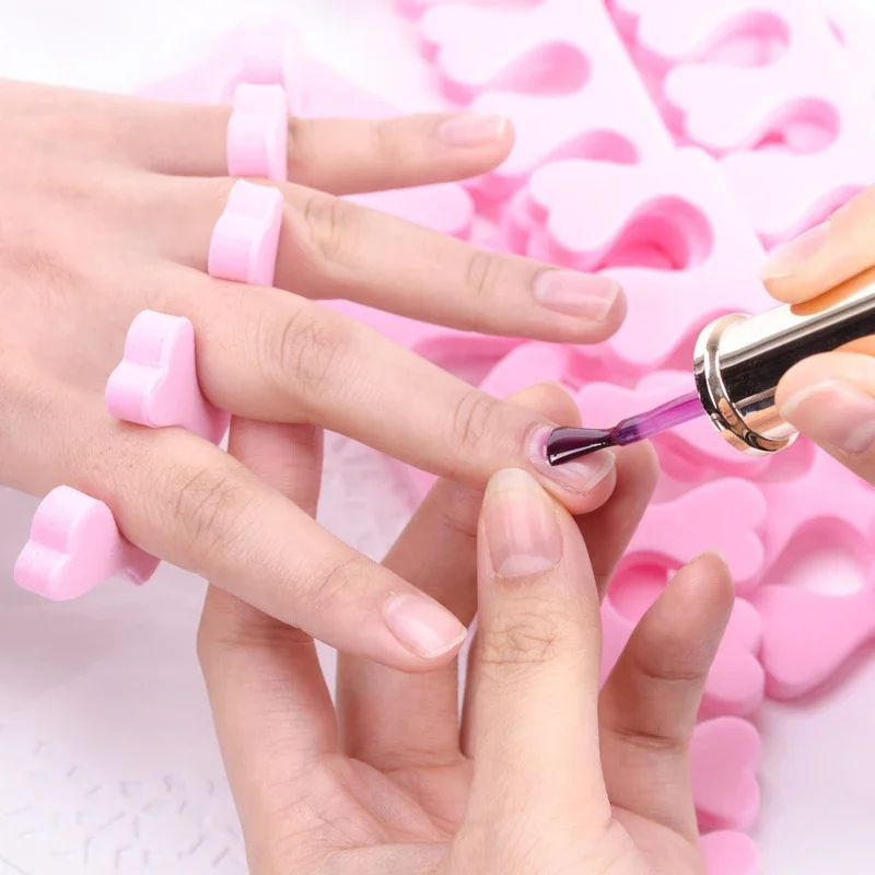 Separadores de dedos para decoración de uñas, esponja para pies, esmalte de Gel UV suave, herramientas de belleza, paquete de manicura y pedicura, Kits de uñas