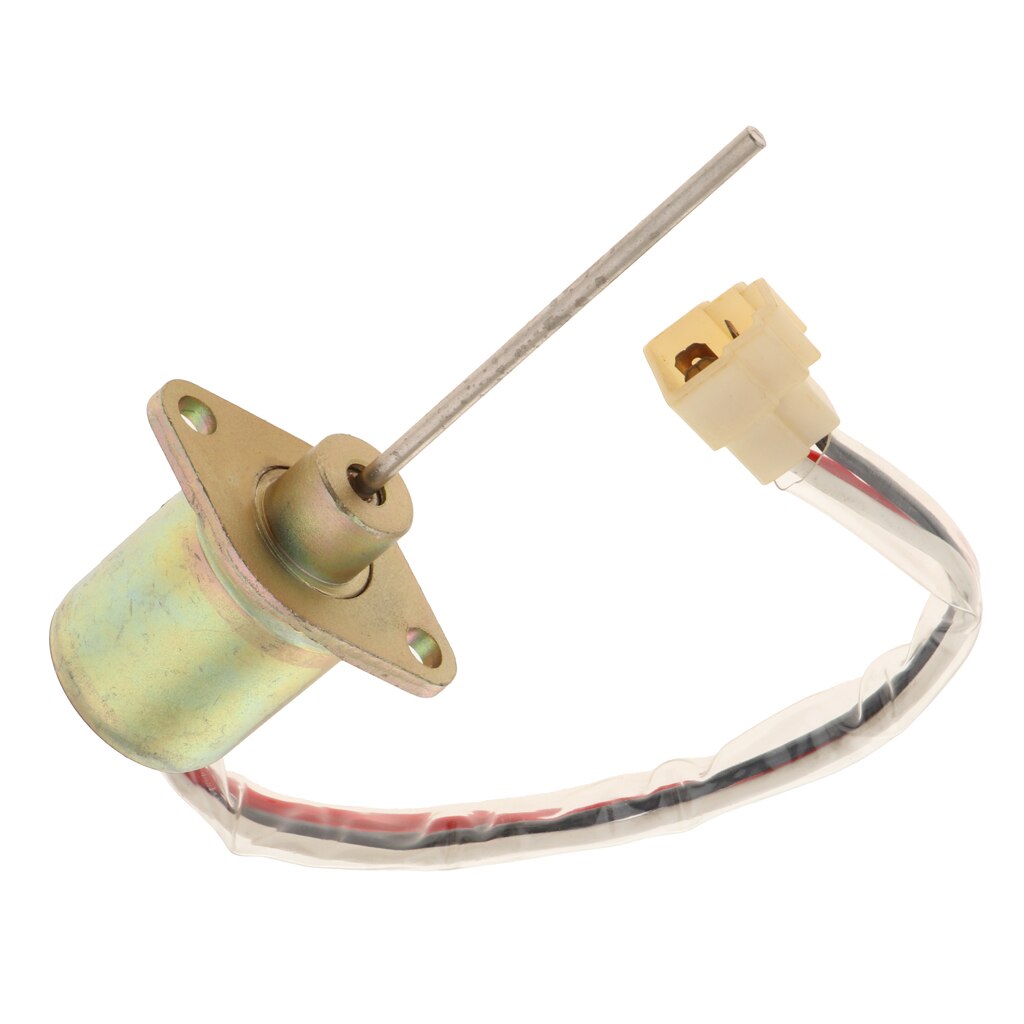 Easy to Install Fuel Stop Shut Off Solenoid SA-4310-12 for Woodward Engine (Cable Length: 27.5cm / 10.83 inch)