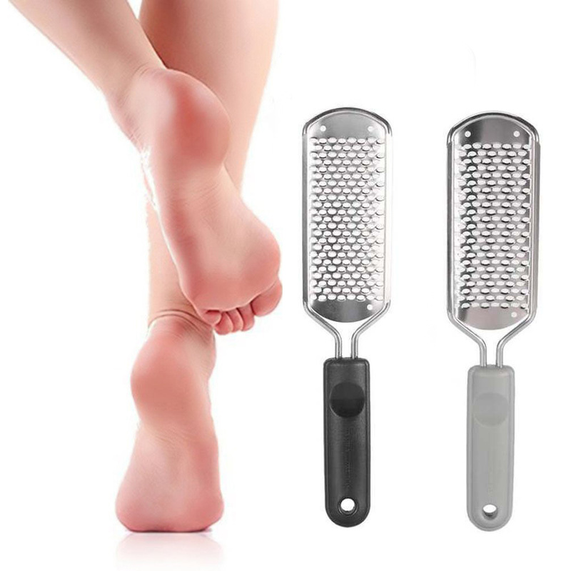 1PC Heel File Grater for The Feet Foot Pedicure Rasp Remover Luxury Stainless Steel Foot Scrub Manicure Nail Tools Foot File