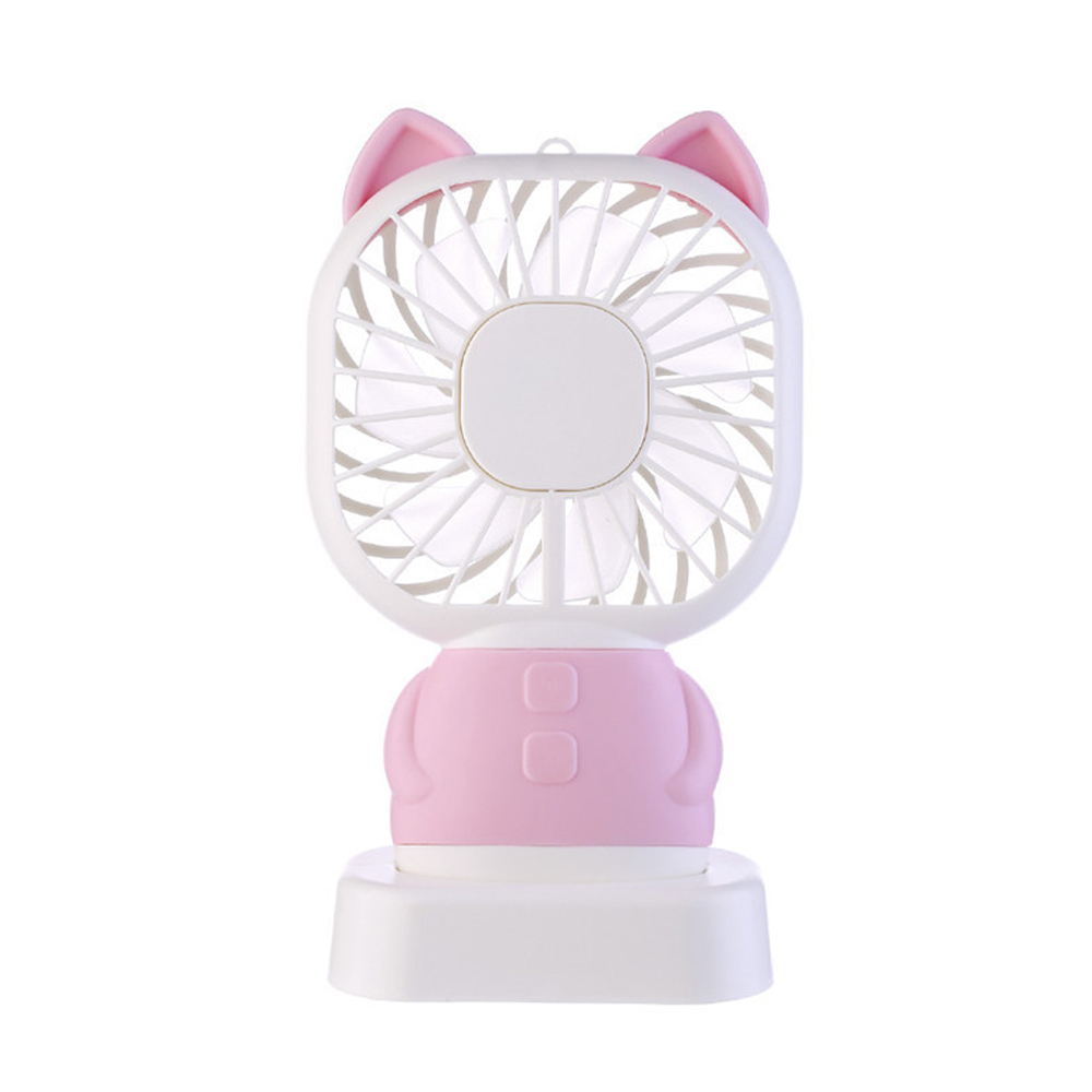Handheld Mini Fan USB Foldable Handheld Desk Fan Portable Fan Aromatherapy Fans With LED Night Lamp Outdoor Travel Air Cooler: G272706A