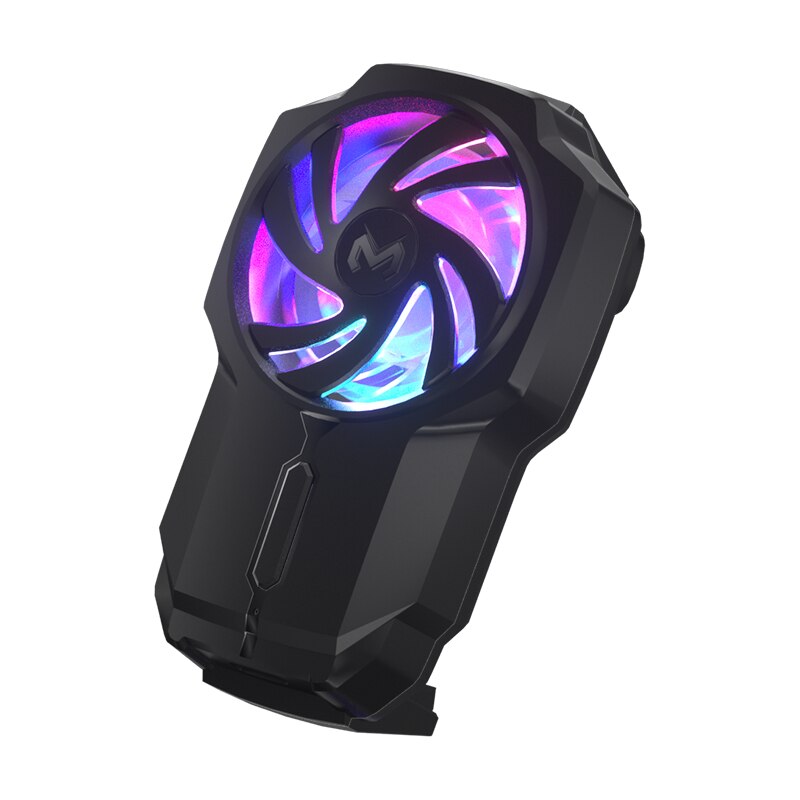 Novo fl05 telefone móvel radiador silencioso rgb ventilador telefone jogo ao vivo telefone móvel ar-dispositivo de refrigeração rápida