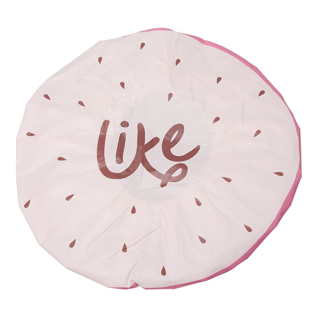 1 PC. cute thick shower caps Colorful bathroom shower caps hair Cover double waterproof shower cap for women: 3