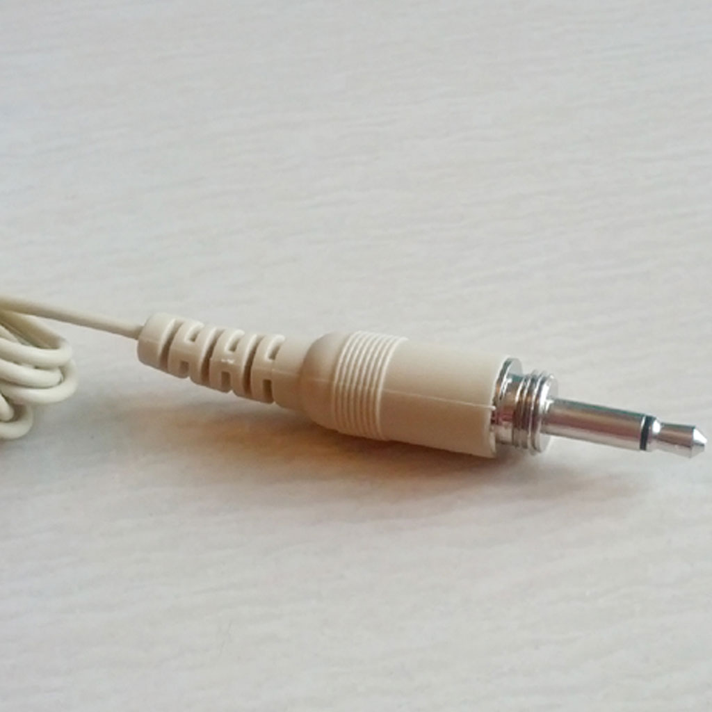 1 x 3.5mm Jack Headworn Microphone Head-Mounted Mic Hands Free Beige Voice Headworn Microphone