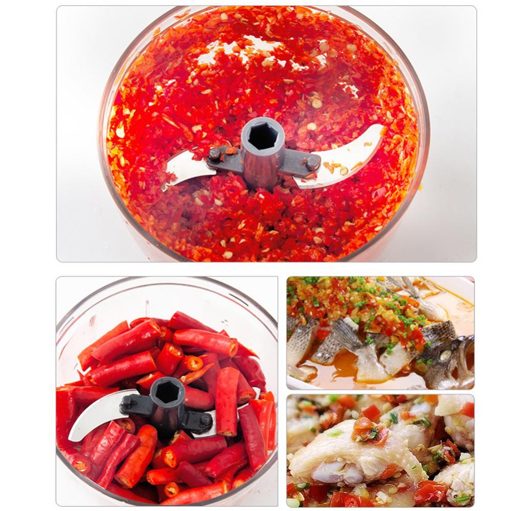 500/900ML Kitchen Powerful Meat Grinder Hand-power Food Chopper Mincer Mixer Blender to Chop Meat Fruit Vegetable Nuts Shredders