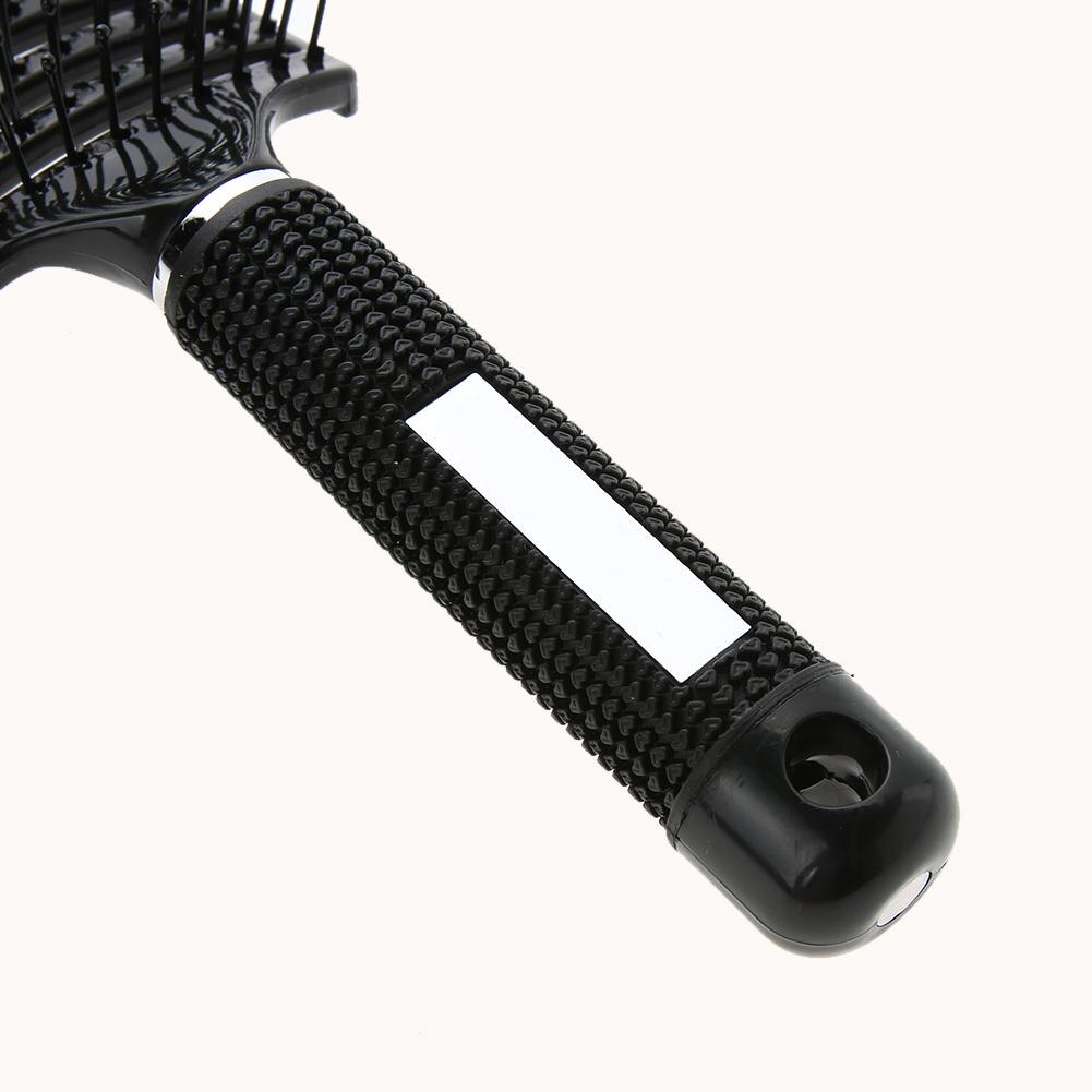 Ribs Comb Hairbrush Big Bent Comb Wet Plastic Nylon Massage Hair Care men Styling Hair Combs Hair Accessories