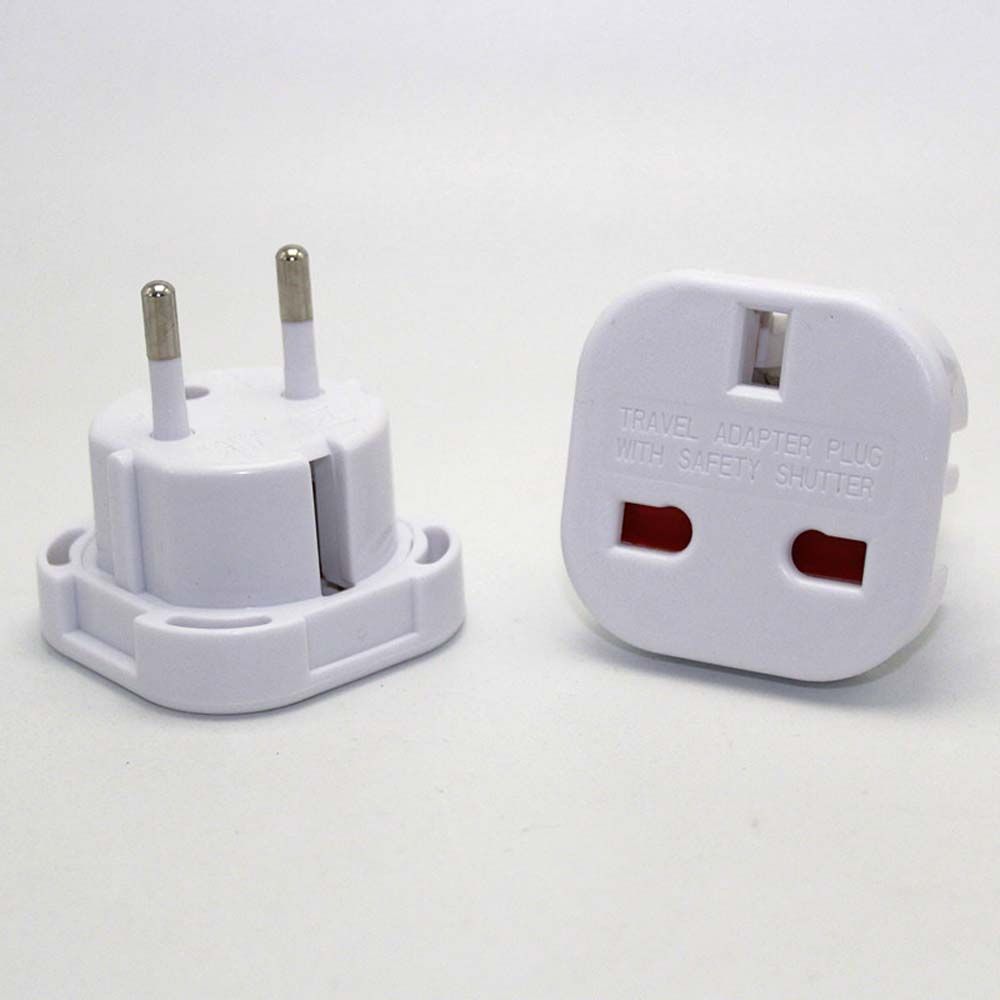Eu-stekkeradapter, stopcontacten, ac-wandlader, eu-stekkeradapter, vk naar eu-stopcontactadapter, stekkeromvormer, vk naar eu-stekker