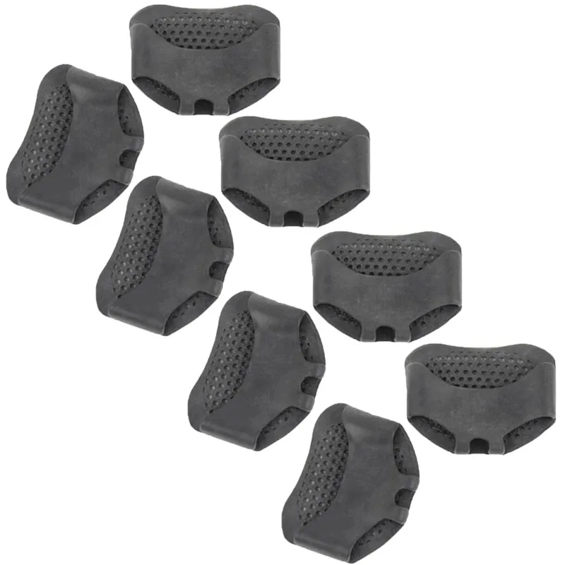 2/4/6/8 Stück Silikon-Schutzpolster Vorfuß-Gel-Pads Plantarfasziitis Fußschmerz-Linderungseinlagen Fußblasen-Pflegekissen: mehrfarbig