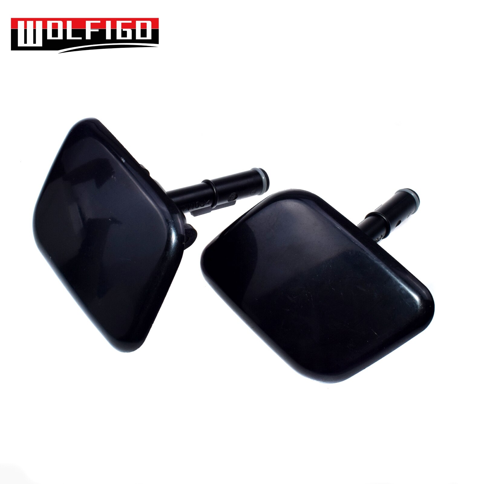 Wolfigo 1 pc/ 2 stuks links rechts zwarte motorkapsproeier voor hyundai  ix55 veracruz 2007 98680-3 j 000,98690-3 j 000