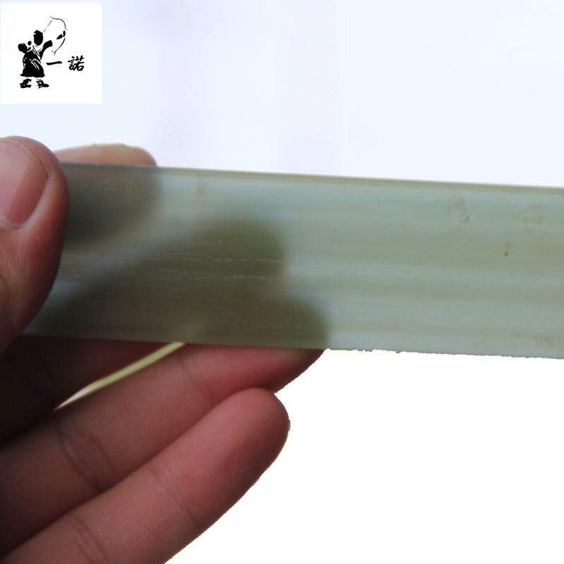 Traditional bow materials of glass fiber epoxy resin adhesive to make elastic bow green translucent 5 * 30 * 1150mm