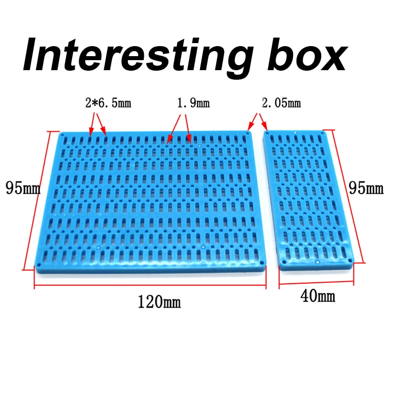 2mm perforated plastic fixed plate connecting plate DIY small handmade model stem maker material