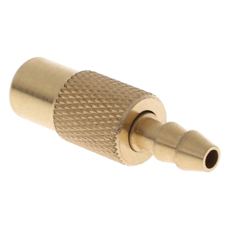 1pc 6mm mässing hjul däck luftchuck uppblåsningspump ventilklämma klämkontakt adapter för biltillbehör