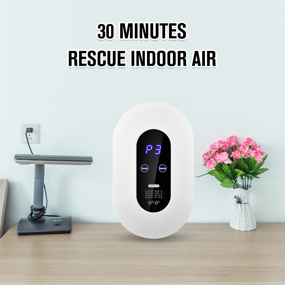Behogar Smart Air-Purifier Remove Ozone Electric Machine Generator Dust Purification Household Kitchen Toilet Air Cleaner