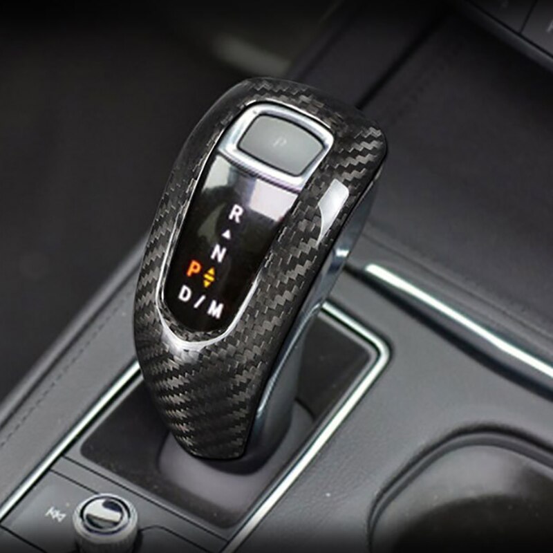 Dla Cadillac Ct6 Xt4 2019-2020 pokrowiec gałki zmiany biegów z włókna węglowego obudowa na pokrętło dopasowanie ozdobna ramka akcesoria samochodowe