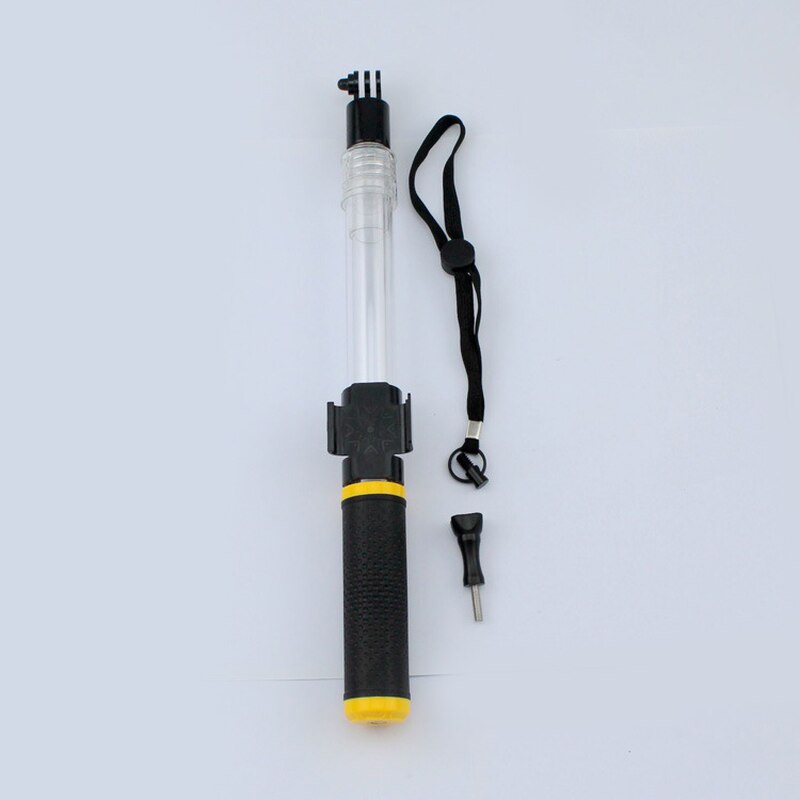 GOPRO Telescopic Waterproof Transparent Crystal Selfie Stick Rod Underwater Handheld Selfie Artifact with Remote Control Slot