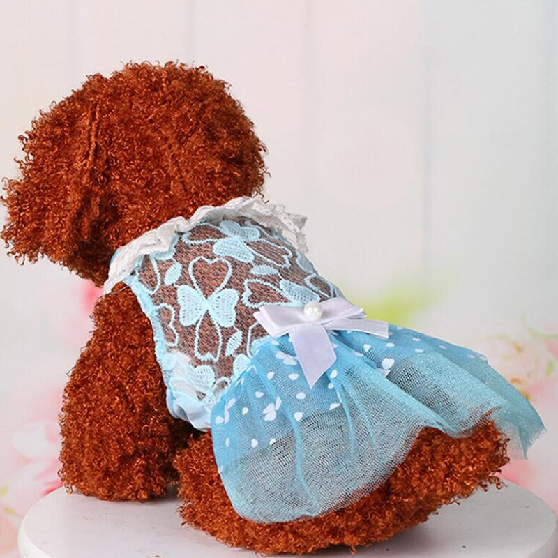 Vestido para perros Primavera Verano ropa para perros pequeños para perros ropa para mascotas vestidos de tul para gatos