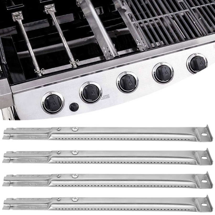 BBQ Grill Replacement Parts Kit Stainless Steel Grill Burners Crossover Tubes Set Fit For