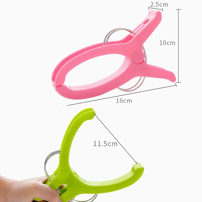 4 Stks/set 15*2.2Cm Stronging Plastic Clips Strandlaken Klem Te Voorkomen Dat De Wind Klem Wasknijpers Drogen rekken Opwaaiveer
